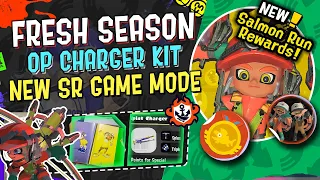 Splatoon 3 Salmon Run New Event Modes - Fresh Season Catalog - New OP Charger