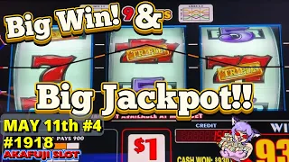 Big Win & Big Jackpot! Triple Gold Slot Machine