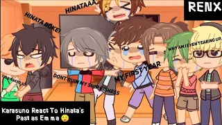 Karasuno Reacting To Hinata's Past ( As Emma ) [ TpnxHq ] { RENX }