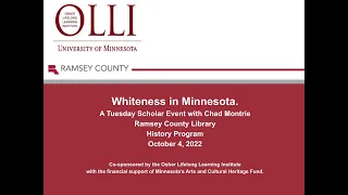 Tuesdays with a Scholar: Whiteness in Minnesota