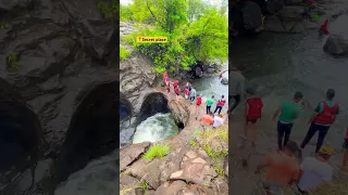 This is Maharashtra right now ❤️🥰☔️ #shorts #waterfall #devkund #monsoon