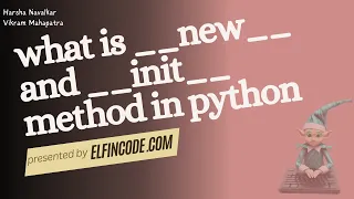 What is __new__ and __init__ method in #python ?