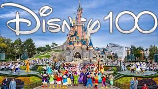 Disney 100 Ceremony with 100 Characters - Disneyland Paris