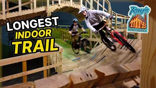 Ridding The Worlds LONGEST Indoor MTB Trail! - Rays Mountain Bike Park