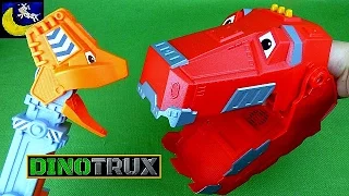 Dinotrux Talking Chomping Ty Rux and Skya Role Play Puppet Toys! GREAT for Dinosaur Fights!