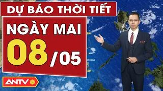 Dự báo thời tiết ngày mai 8/5: Bắc bộ mưa giông nhiều; Nam bộ ngày nắng nhiều, mưa giông về đêm