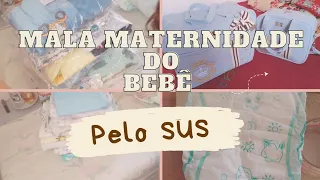 ARRUMANDO A MALA MATERNIDADE DO BEBÊ PELO SUS / só o essencial