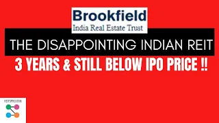 The high yield Brookfield REIT. Price still not increasing, disappoints investors 3 years after IPO