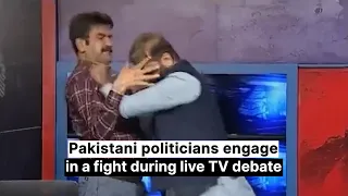 Pakistani Politicians Kick, Punch, & Slap Each Other On Live TV | Jist