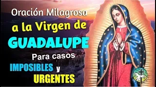MIRACULOUS PRAYER TO THE VIRGIN OF GUADALUPE FOR IMPOSSIBLE AND URGENT CASES