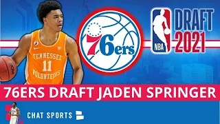 Philadelphia 76ers 2021 NBA Draft: 76ers Select Jaden Springer With Pick #28 - Instant Reaction