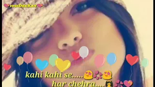 WhatsApp status song by Jagjit-asha -lata"kahi kahi se har chehra"