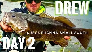 Drew Gregory Susquehanna Smallmouth Tournament Day 2