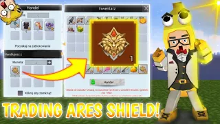 TRADING new *ARES SHIELD* in SkyBlock Blockman GO!😱🛡️