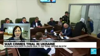Ukraine war crimes trial: 'Accountability is clearly very important to this government'