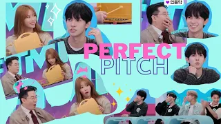 heeseung's  perfect pitch.