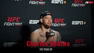 Charles Radtke full UFC Vegas 85 post-fight interview