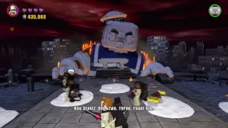 Lego Dimensions - Stay Puft Marshmallow Man boss fight (Face It!)