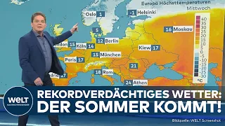 WETTER: Starke Warmluft kommt nach Deutschland - Pflanzen sind schon im Vollfrühling!