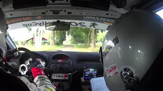 Hellendoorn rally 2021 KP6 onboard Peugeot 206 rally cup [P. van Teunenbroek & V. Müller]