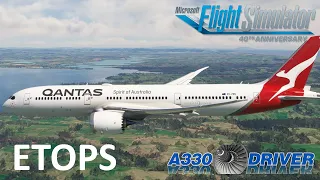 Updated Horizon Sim 787-9  - ETOPS Insights flying from Melbourne to Auckland | Real Airline Pilot