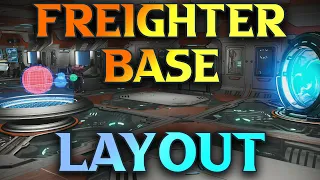 Functional No Man's Sky Freighter Base Building Layout Tutorial 2022