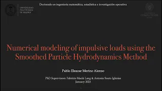 PhD Thesis: Numerical modeling of impulsive loads using the Smoothed Particle Hydrodynamics method