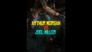 Arthur Morgan Fights Joel Miller 😳 - #rdr2 #shorts