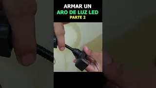 Como armar un aro de luz LED con trípode - Parte 2