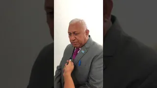 After the Special Parliament Sitting, Prime Minister Voreqe Bainimarama Spoke to the Media