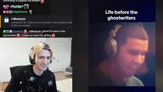 xQc reacts to Drake's Life before the Ghostwriters