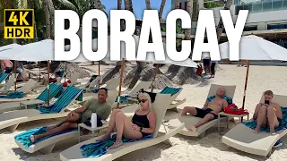 Boracay Island, Philippines 2024 • White Beach Morning Walking Tour • 4K HDR