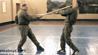 The work with the stick № 3. Plastoon martial art, fighting system of Leonid Polezhaev.