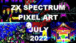 ZX Spectrum: PIXEL ART from JULY 2022