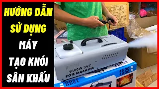 Hướng dẫn sử dụng máy tạo khói sân khấu 1800w trang trí đám cưới