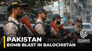 Two separate bomb blasts have killed at least 24 people in the Pakistan's Balochistan province