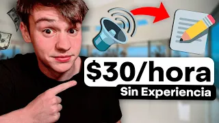 ✅Cómo GANAR DINERO Transcribiendo Audios en Español (+$2000/Mes)