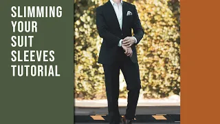 Make A Suit Sleeve Slim | Tailor Teaches