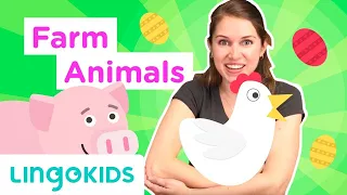 Learn About Farm Animals 🐓🐖 English VOCABULARY FOR KIDS | Lingokids
