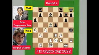 Praggnanadhaa amazingly defeat Magnus Second in a Row!!! Ftx Crypto Cup 2022