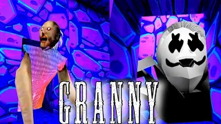 Granny v1.8 Neon RetroWave Mode Sewer Escape