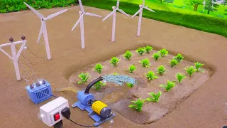 diy tractor mini wind turbine project | Diy Tractor making Concrete Mixture Machine @Joticreator