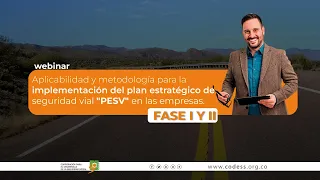 🟠[WEBINAR] PLAN ESTRATÉGICO DE SEGURIDAD VIAL "PESV"