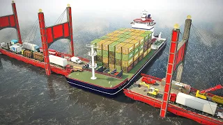 Giant Container Cargo Ship Crashes | Teardown