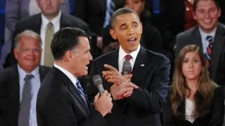 Obama, Romney spar over issues