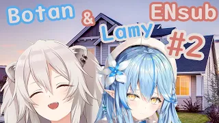 [Hololive] Botan & Lamy—Scared Lamy and Comforting(?) Shishiron #2 (ENG subtitles)