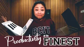 A Day in My Life as a BCIT Student | 15 Hours of Productivity