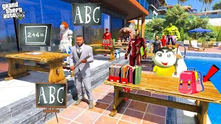 FRANKLIN AsK Question & Answers In His Tution With Shinchan In GTA V