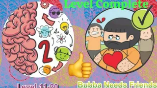 Brain Test2 Tricky Stories Bubba Needs Friends, All Levels Complete