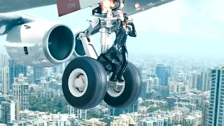 Krrish saves the plane from skid landing - KRRISH 3 - Movie scenes (Hindi) - Full HD .